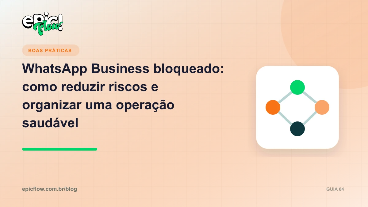 Ilustração de proteção e boas práticas para uma conta do WhatsApp Business