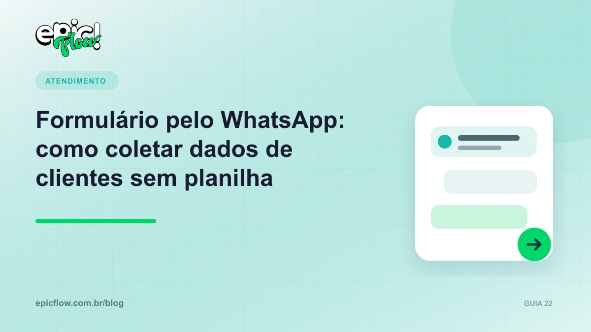 Formulário sendo preenchido pelo celular a partir de uma conversa de WhatsApp