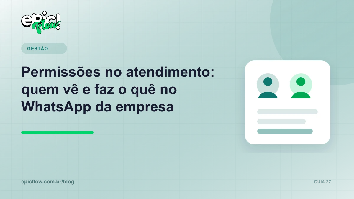 Perfis de acesso com diferentes níveis de permissão no atendimento