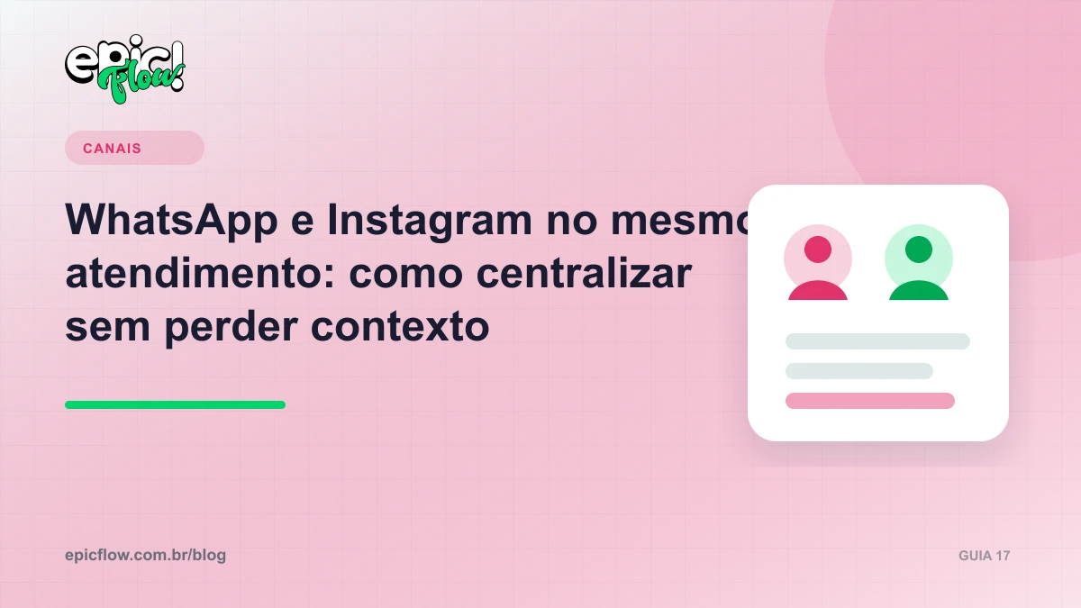 Conversas de WhatsApp e Instagram centralizadas no mesmo painel